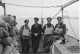 Med kapteinern på Nicole Chiassino 17.5.1941