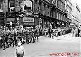 Propagandamarsch durch die Stadt mit Wachablösung am Strotinget 13. Mai 1942