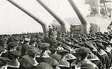 Gudstjeneste ombord Scharnhorst