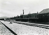 Åpningen av Majavatn stasjon 5. juli 1940